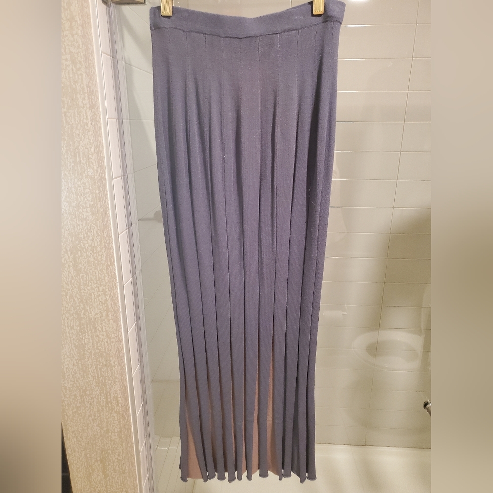 Lafayette 148 pleated knit skirt